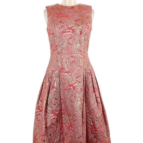 Carmen Marc Valvo Dresses & Skirts - Carmen Marc Valvo Pink Fit and Flare Midi Dress for Weddings
